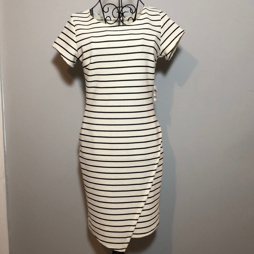 NWT Striped Midi Dress